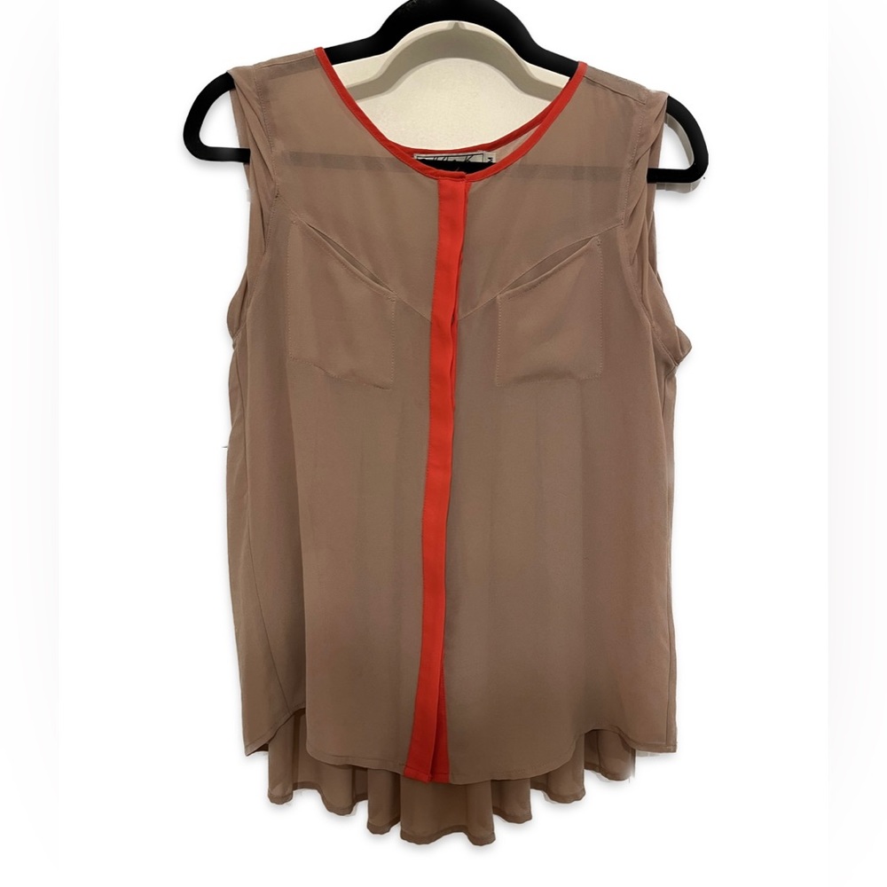 Chloe K Button Down Dusty Rose size M